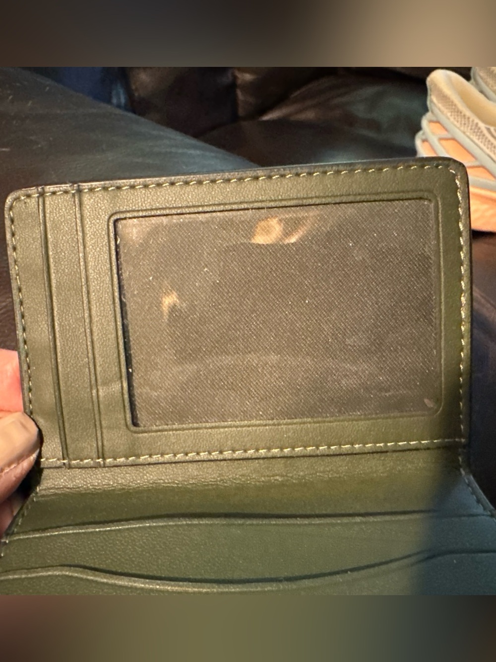 Coach Men's Green/Black Camouflage Bifold Wallet w/ ID Window, Credit Card - Picture 9 of 16